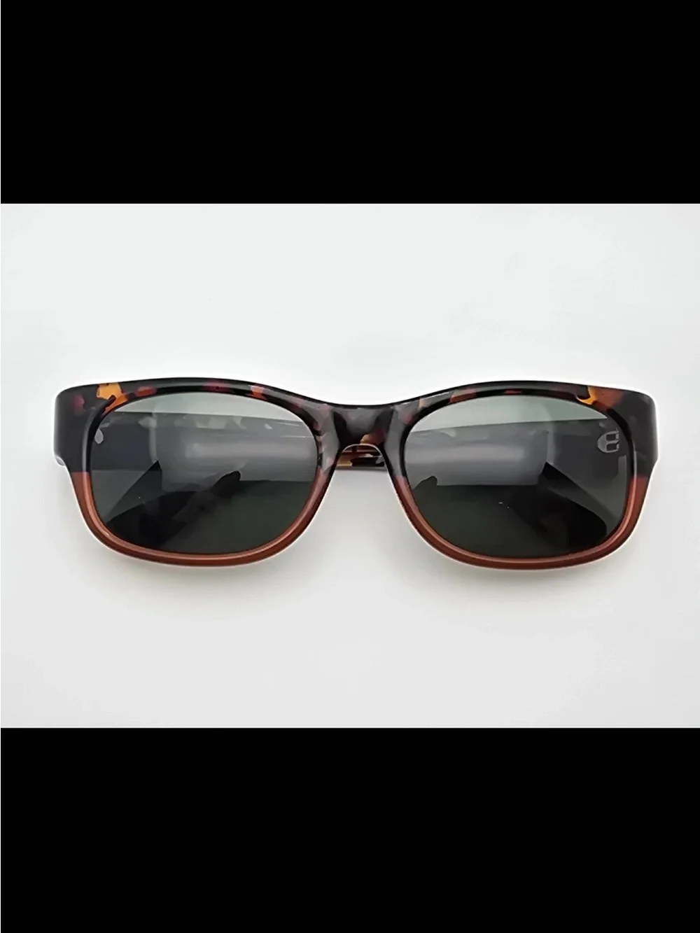 Ray-Ban Vintage Tortoiseshell Frame Sunglasses with Green Lenses